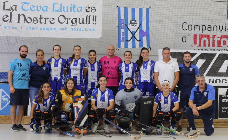 El primer equip femení del Voltregà Stern motor feia la seva presentació oficial contra el Cerdanyola