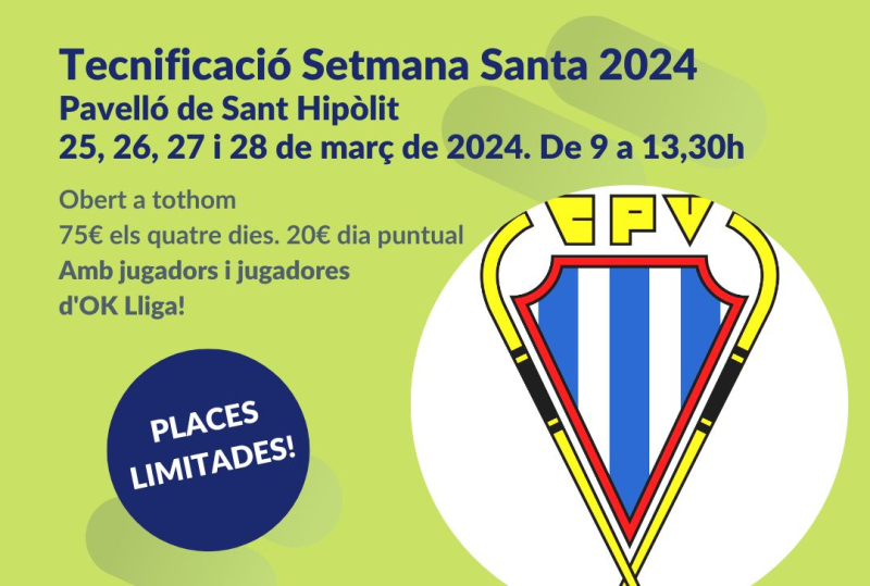 Aquesta setmana santa aprofita per millorar el teu hoquei!